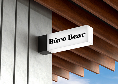 Büro Bear - Brand Identity 04 brand design brand identity branding business card character design design designer graphic design iconography illustration law firm lawyer logo logo design logo illustration real estate sign signage stationery