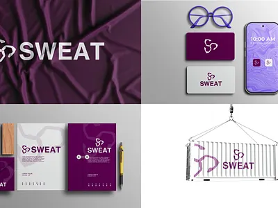 SWEAT LOGO DESIGN branding design fitnesslogo gymlogo logo logobranding logodesign logodesigner logomake logomark logomockup logonew logos logotype sweat logo