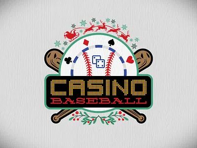 Casino Baseball - Festive Edition baseball casino christmas craps dice festive gambling holly reindeer santa