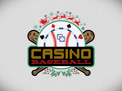 Casino Baseball - Festive Edition baseball casino christmas craps dice festive gambling holly reindeer santa