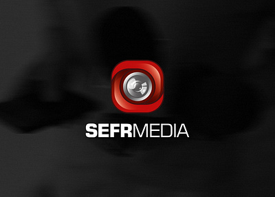 SEFR MEDIA 3d branding camera channel design film graphic design illustration internet iranian logo nimadelavari red reflex television the lens typography vector youtube zero