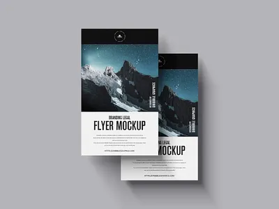 Free Legal Flyer Mockup flyer mockup