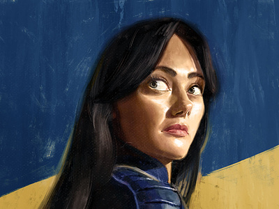 Lucy ella purnell fallout illustration lucy