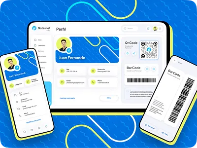 Desktop & Responsive Profile Experience, SaaS App for Schools app code dashboard design desktop desktop design mobile schools ui user experience ux visual design