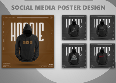 SOCIAL MEDIA POSTER DESIGN 2d design ads branding design graphic design hoodie hoodie design photoshop poster design social media design