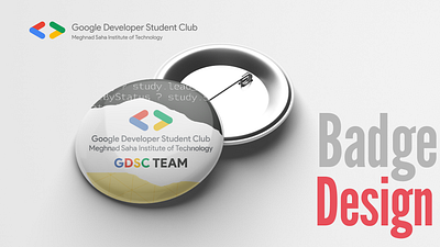 GDSC - Badge Design badgedesign badges branding design graphic design illustration logo
