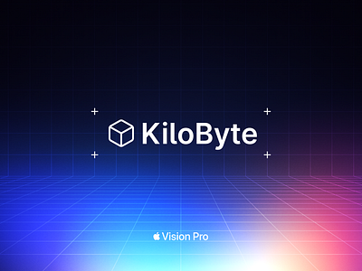 KiloByte Logo 📄 app apple branding debut dribbble first shot logo typography ui vision pro