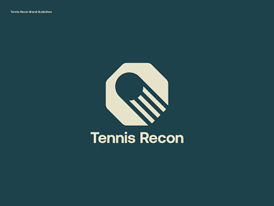 Tennis Recon brand guideline example. brand brandguidelines branding clean design graphic design illustrator logo mark minimal symbol tennis visualidentity