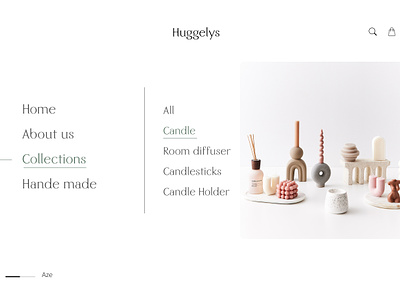 Huggelys | E-commerce web design design typography ui ux website