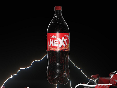 Cola Next | CGI Ad | Prototype 3d animation blender branding cg ad coca cola cola cola next motion graphics vfx