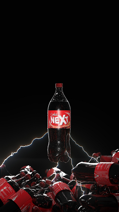 Cola Next | CGI Ad | Prototype 3d animation blender branding cg ad coca cola cola cola next motion graphics vfx