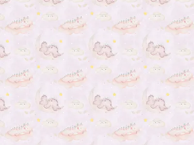 Dino Dreams: A night in prehistoric land - pattern design baby dinosaur for boy for girl modern pattern design summer pattern surface pattern