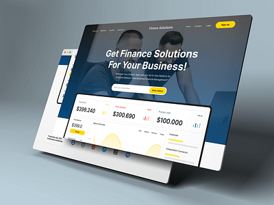 Finance website landing page branding business website finance finance website finance website landing page financial solutions graphic design landing page new website saas website trendy website ui user friendly landing page website website design website landing page