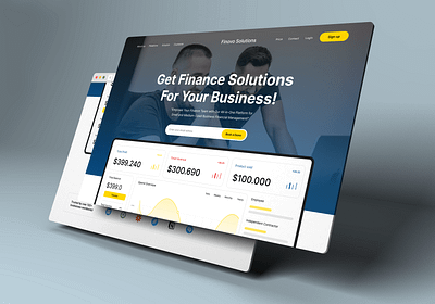 Finance website landing page branding business website finance finance website finance website landing page financial solutions graphic design landing page new website saas website trendy website ui user friendly landing page website website design website landing page