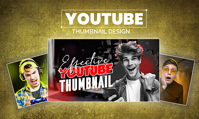 Professional YouTube Thumbnail Design branding graphic design logo