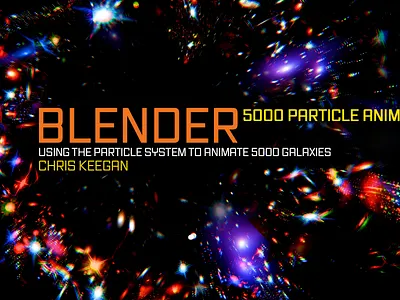 5000 Galaxy Particle Animation. 3d 3danimation animation blender galaxy nasa particles space