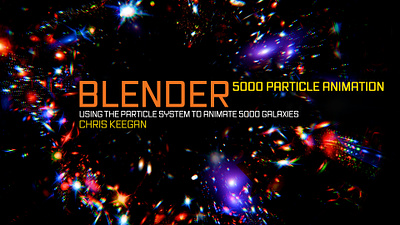 5000 Galaxy Particle Animation. 3d 3danimation animation blender galaxy nasa particles space