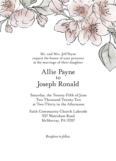 Wedding Invitation branding design graphic design illustration print typography vector visual identity wedding wedding invitation