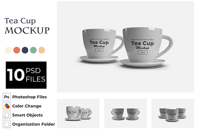 Tea Cup Mockup cup mockup graphic design mockup design mockups pod