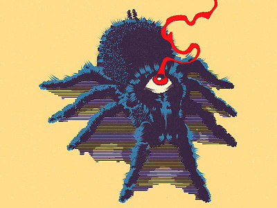 腐った anime cartoon character design eye graphic design horror illustration manga spider tarantula terror vector
