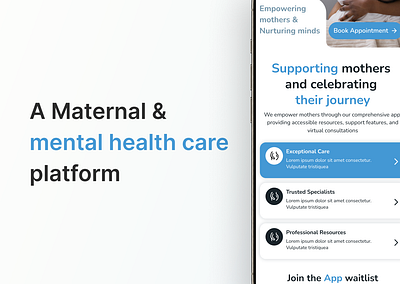 Maternal & Mental Health Care Platform