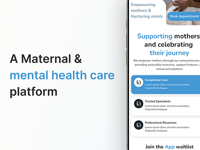 Maternal & Mental Health Care Platform