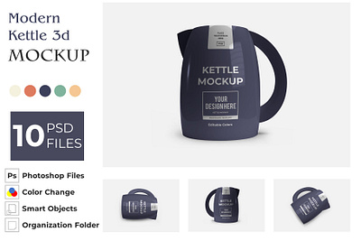 Modern Kettle Mockup bulk mockup kettle mockup mockup design