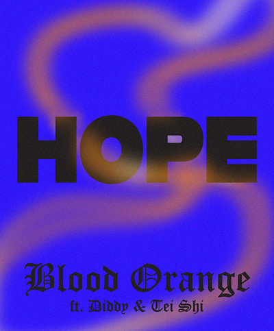 Hope - Blood Orange Poster graphic design poster design