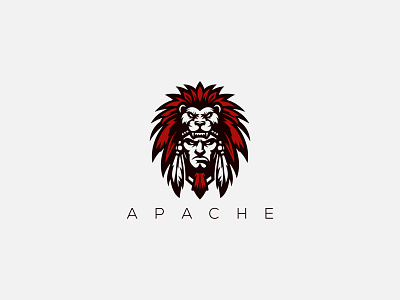 Apache Logo apache apache design apache logo apache logo design apache vector logo red indian red indian chief logo red indian logo