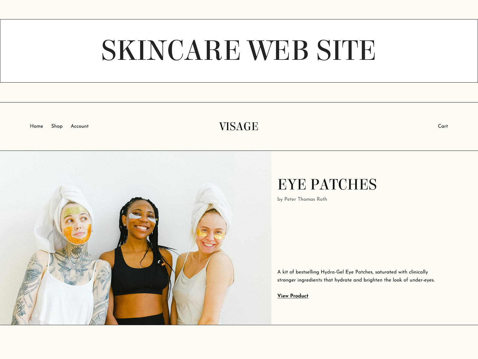 Skincare Web Site by Kateryna Loi on Dribbble