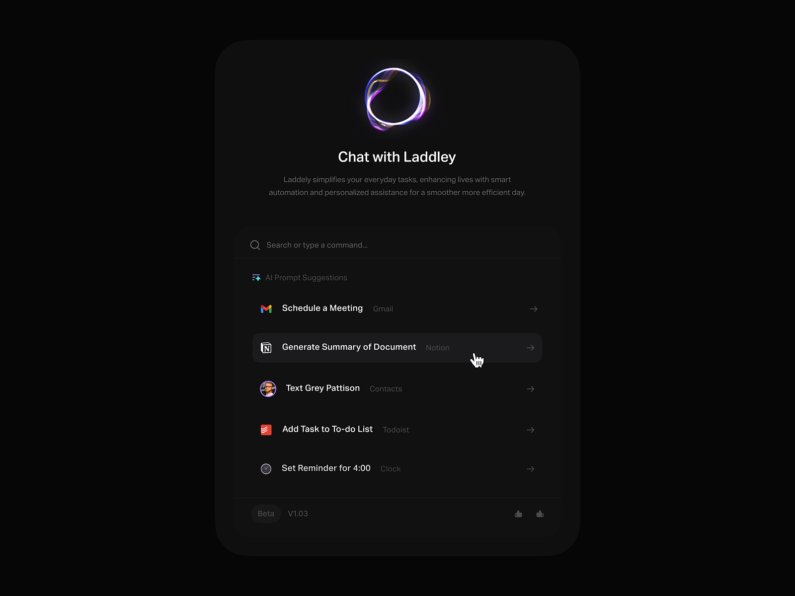 Day 5: Ai Interaction Menu by Abdulquadri Musa on Dribbble