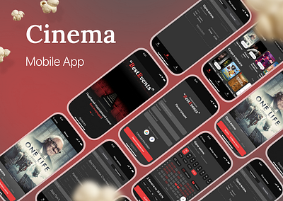 Concert hall / Mobile app cinema concert design film mobapp mobileapp ui ux uxui