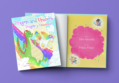 CHILDREN'S BOOK: DRAGON AND UNICORN animals children book children illustration dragon guatemala illustration ilustración unicorn