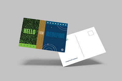 Redefine Postcard branding in house design