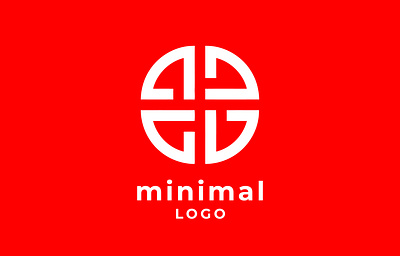 Minimal Logo Design graphic design logo minidesign minimal minimal logo minimal logo download minimal round logo minimalist logo