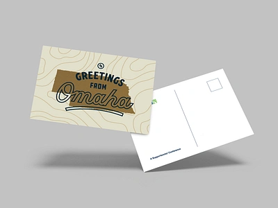 Omaha Postcard branding