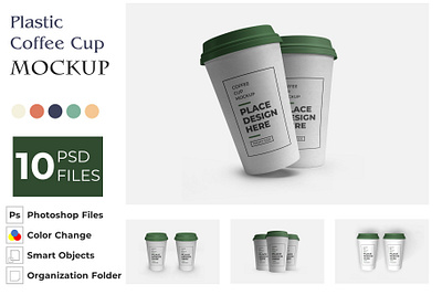 Plastic Coffee Cup Mockup coffee cup coffee cup mockup plastic coffee mockup