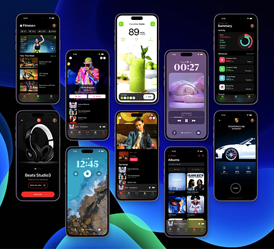 iPhone App Development animation app branding design graphic design illustration logo swiftui ui ux