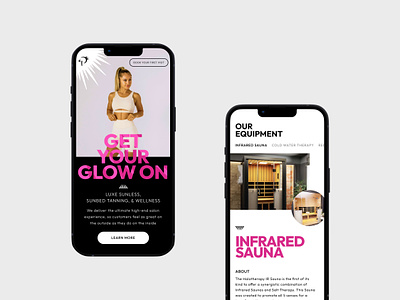 Platinum Sol Mobile black white branding design figma grid grid layout interface mobile mockup pink responsive therapy ui ux web design webflow wellness