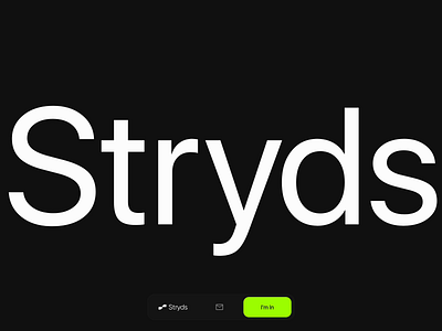 Website for Stryds. Got my first CSS Design Award. design stryds ui visualdesign visualdesigner webdesign website