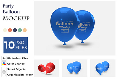 Party Balloon Mockup balloon mockup party party balloon