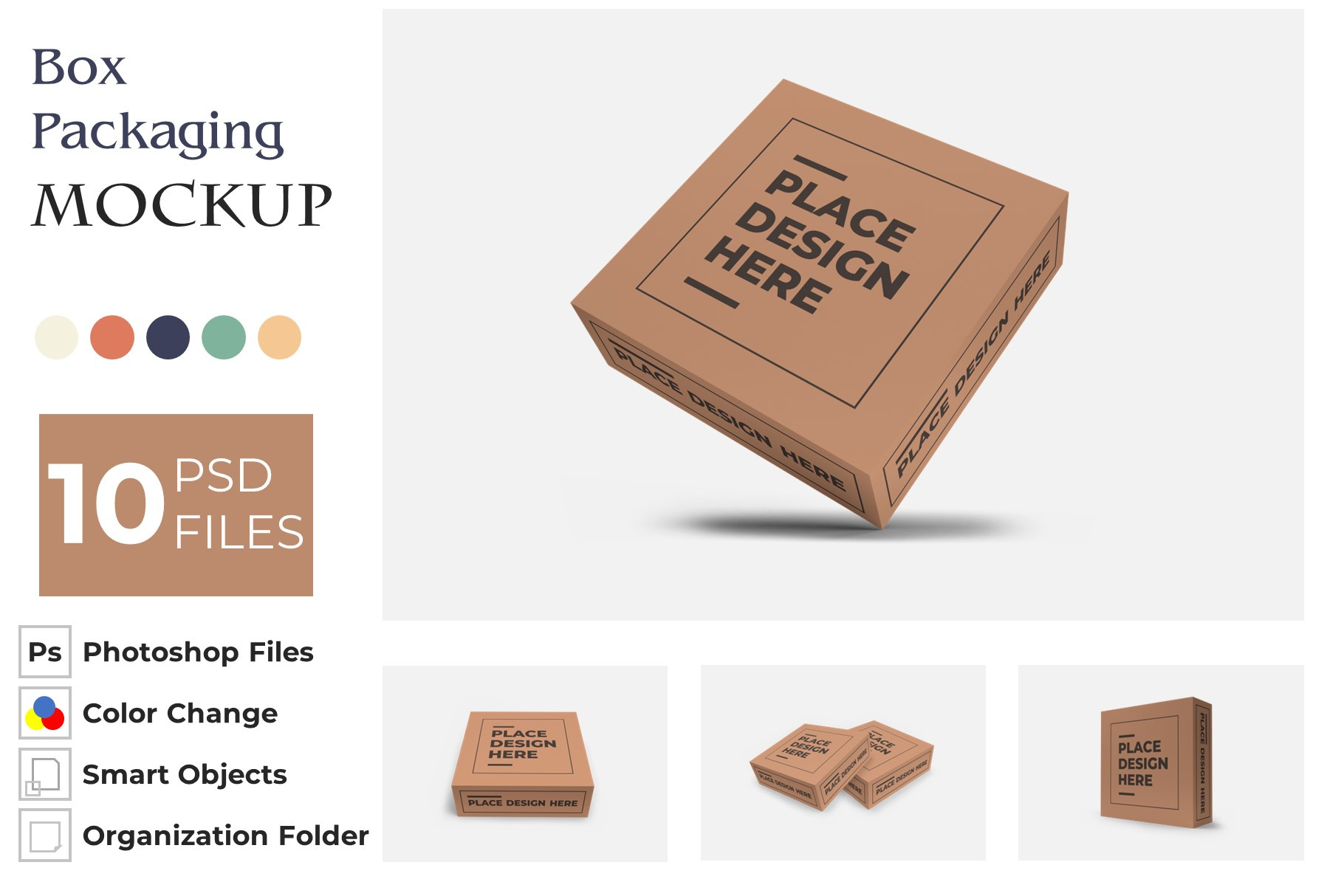 Box Packaging box mockup box packaging mockup box