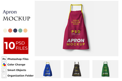 Apron Mockup Design apron mockup apron mockup design