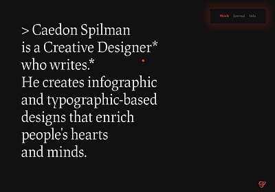 Portfolio welcome screen dark ui portfolio typography ui web design website