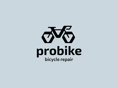 probike - bicycle repair bicycle bicycle repair bike branding design graphic design logo probike repair vector