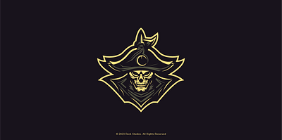 Pirate Skull Mascot Logo branding logo logodesign mascotlogo