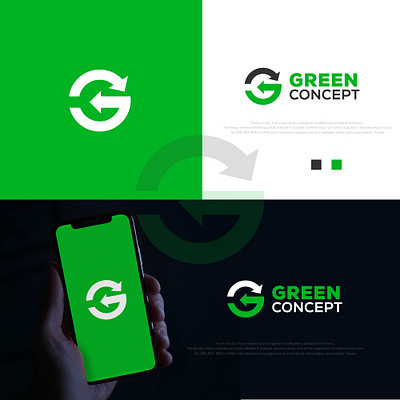 Green Concept Renewable Energy Logo