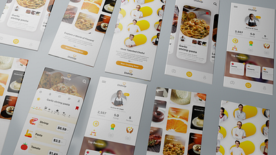 DishUp Mobile app UI Design design figma ui user research ux visual identity website design