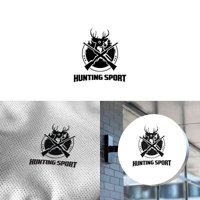 HUNTING SPORT Logo branding graphic design hunting sport logo logo motion graphics ui