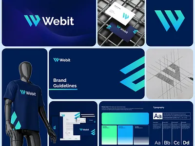 Webit - Brand Guidelines abstract brand guidelines brand identity branding business logo company logo creative digital marketing agency logo graphic design logo ideas logo maker logo tricks logodesign marketing logo minimalist logo modern logo simple logo unique logo w letter logo webit